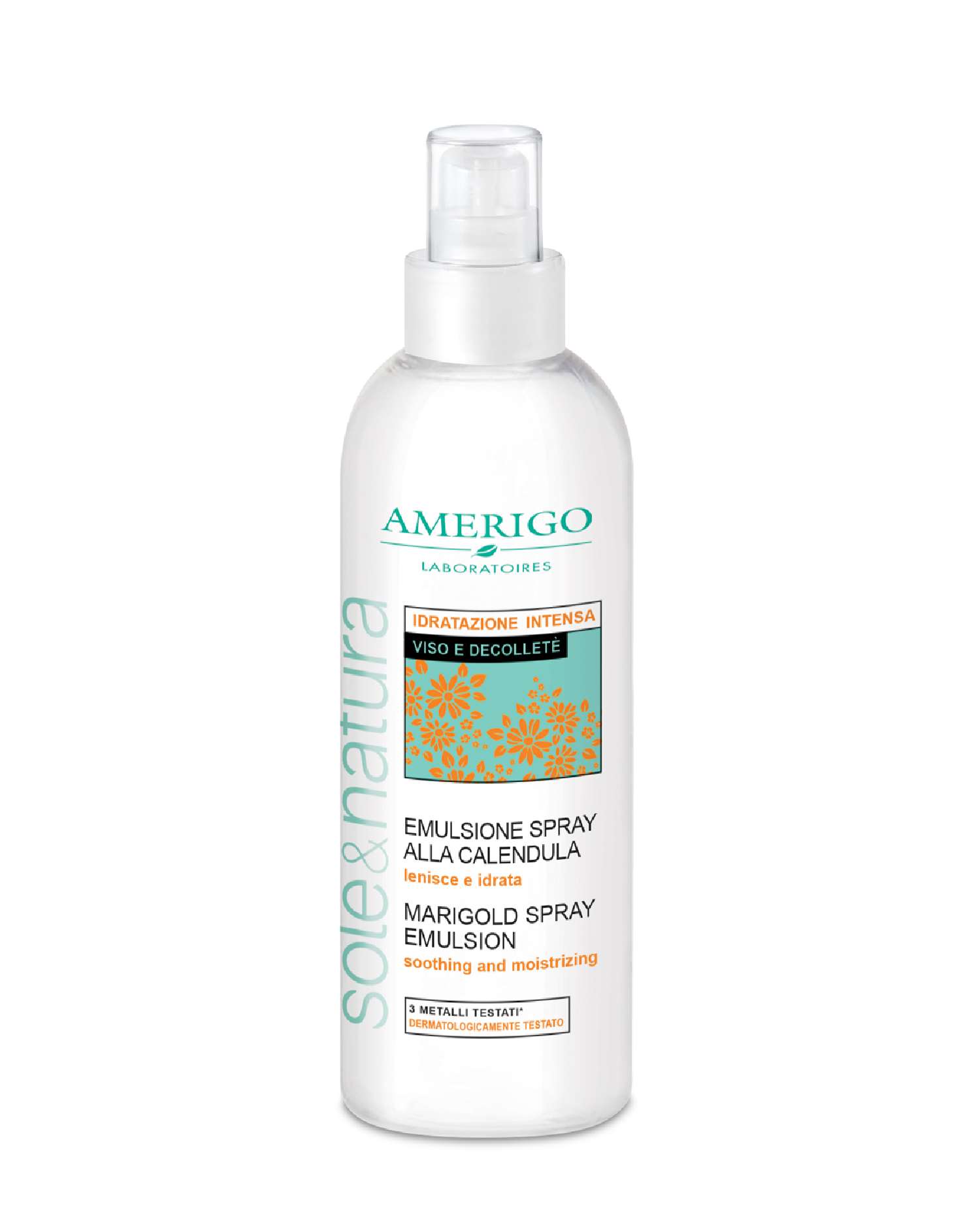 Amerigo - Emulsione Spray alla Calendula 200ml 1 Amerigo - Emulsione Spray alla Calendula 200ml